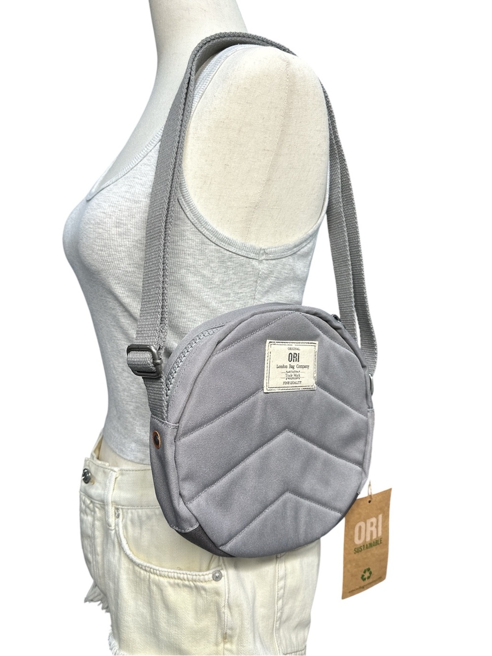 Crossbody Bag ORI London Paddington Stormy Recycled Nylon - Picture 3 of 7